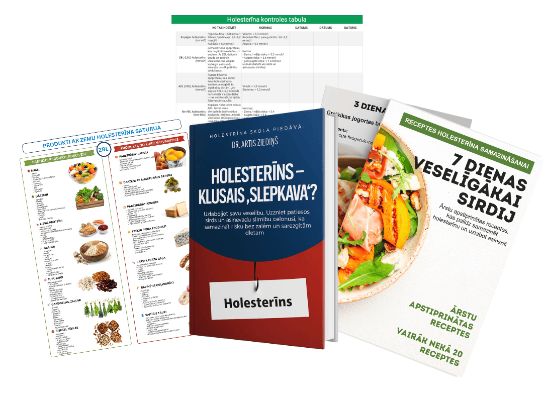 HOLESTERĪNA SAMAZINĀŠANAS PAKETE